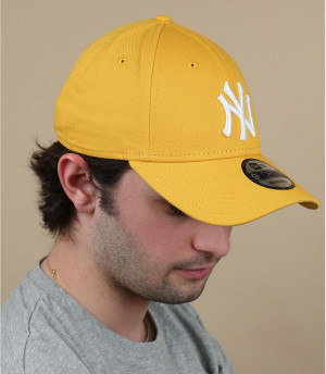 Cappellino NY bianco giallo Essentail 940 mellow yellow